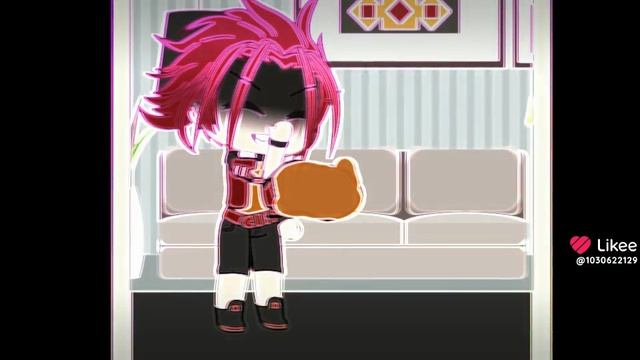 #Аниме Gacha Life Vore Inflation Парень жрёт инопланетный глаз.Урчание живота и отрыжка , и запор.