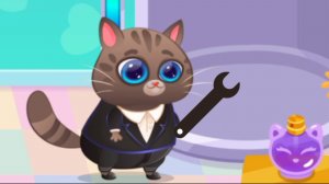 Обучалки-приключалки. Bubbu - My Virtual Pet Cat. №8. Починка перекрасочного душа в парикмахерской.