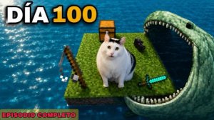 МАЙНКРАФТ ВЫЖИВАНИЕ КОТИКА НА ОСТРОВЕ 100 ДНЕЙ ПРОТИВ БЛУПОВ!