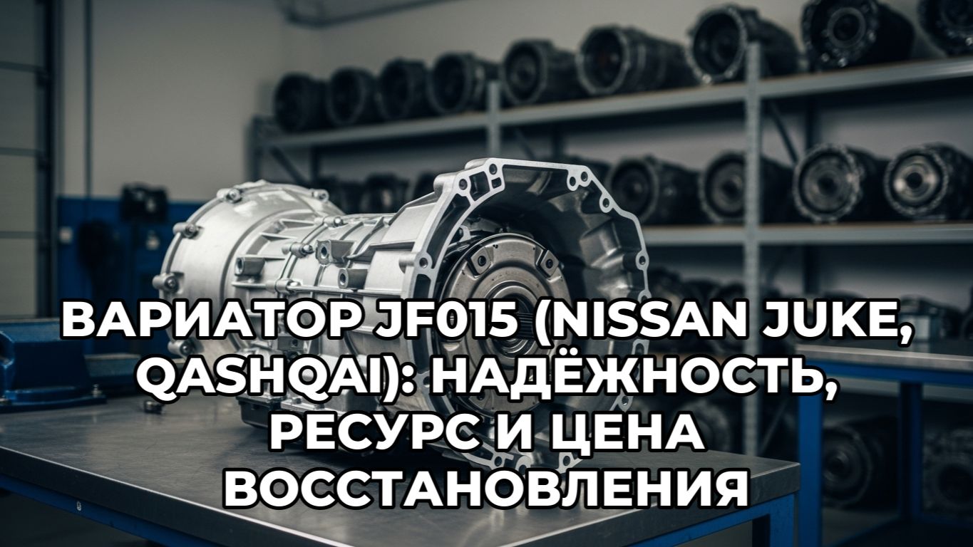 Вариатор JF015 (Nissan Juke, Qashqai): ресурс, контрактный Vs восстановленный, цена