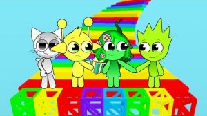 Винерия Спрунки, Owakcx, Венда и Саймон сыграли Коттона Изи Обби в ROBLOX | Суперсемейка Спрунки