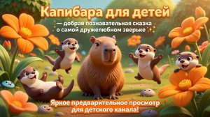 Капибара для детей