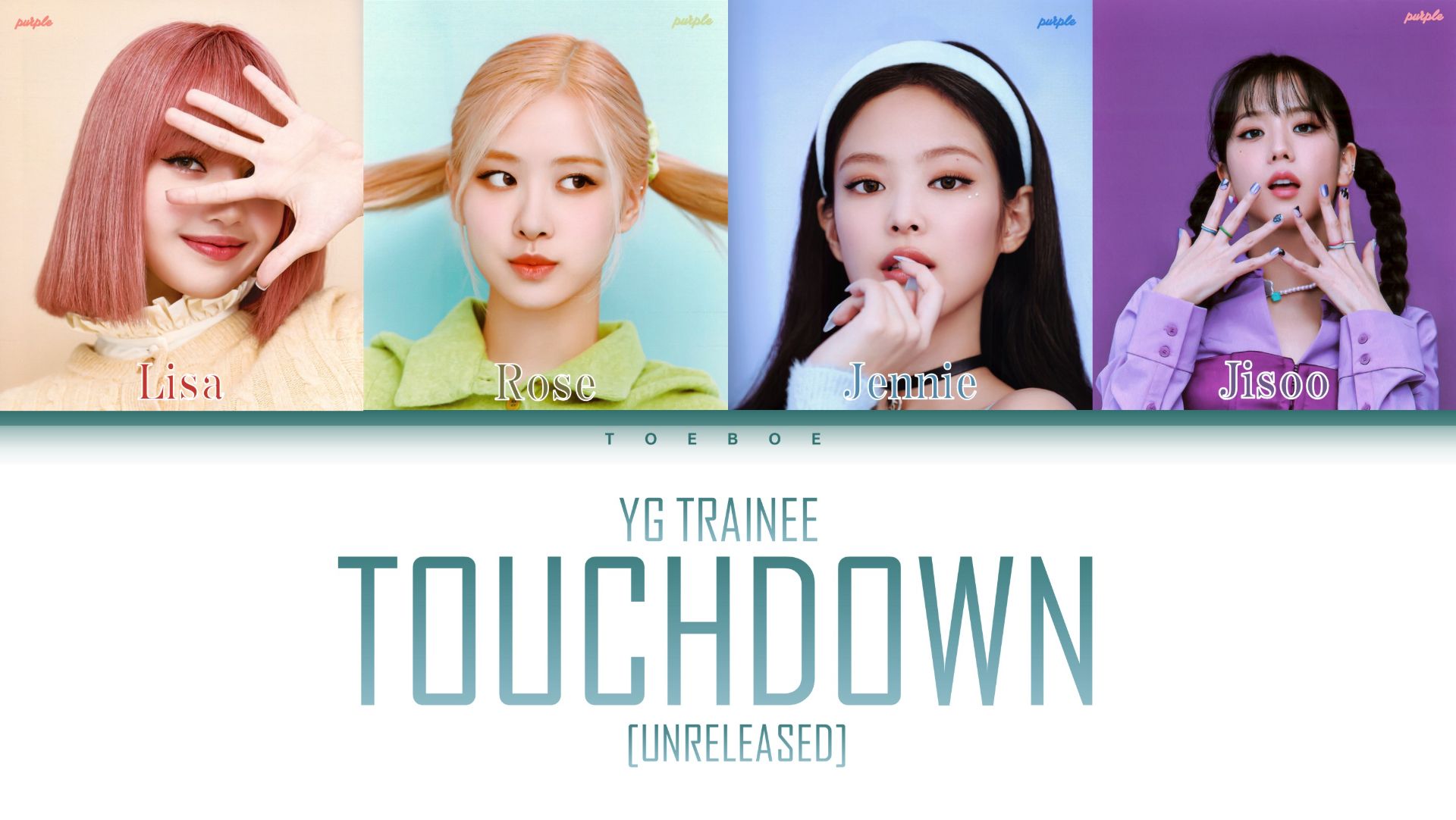 BLACKPINK ー「Touchdown」 (YG Trainee :: AI Cover)