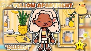 🍿 ЖЁЛТЫЙ ДОМИК💛/ обустройство жёлтого домика✨ - Toca Boca World 🌍 - toca twix🍫