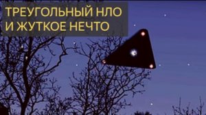 Треугольный НЛО и жуткое нечто (Мистическая история, змея, дорога, авто)