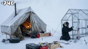 Самая холодная ночь при -74°C | Арктическая экспедиция