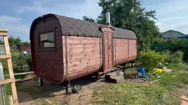 Баня бочка 