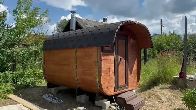 Баня бочка 