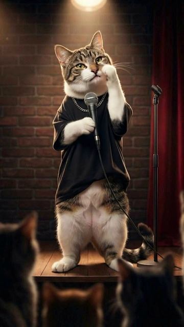 Стендап от кота. Это точно изменит твои взгляд на котов funny standup trending