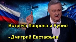 Встреча Лаврова и Рубио Дмитрий Евстафьев