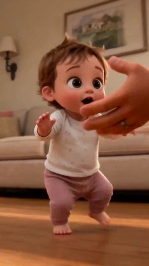 Первые шаги — но совсем не к родителям 😄