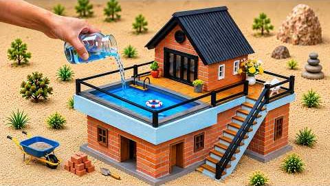 😍 Мультики для детей, Дом мечты 😱 Бассейн выглядит как настоящий! 🏊🏡