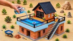 😍 Дом мечты 😱 Бассейн выглядит как настоящий! 🏊🏡