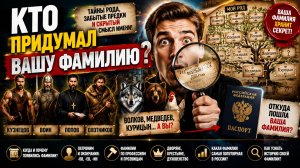 🧬 КТО ПРИДУМАЛ ВАШУ ФАМИЛИЮ? 😱 Тайны рода, забытые предки и скрытый смысл имени