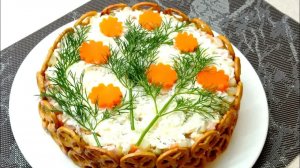 САЛАТ ОЛИВЬЕ ПО-НОВОМУ! Праздничная подача из обычных продуктов удивит всех гостей