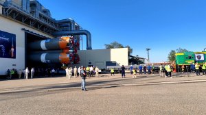 Байконур 5:30 мск 11 июля 2026.  Выкатка на старт РКН «Союз-2.1а» с ТПК «СОЮЗ МС-29»
