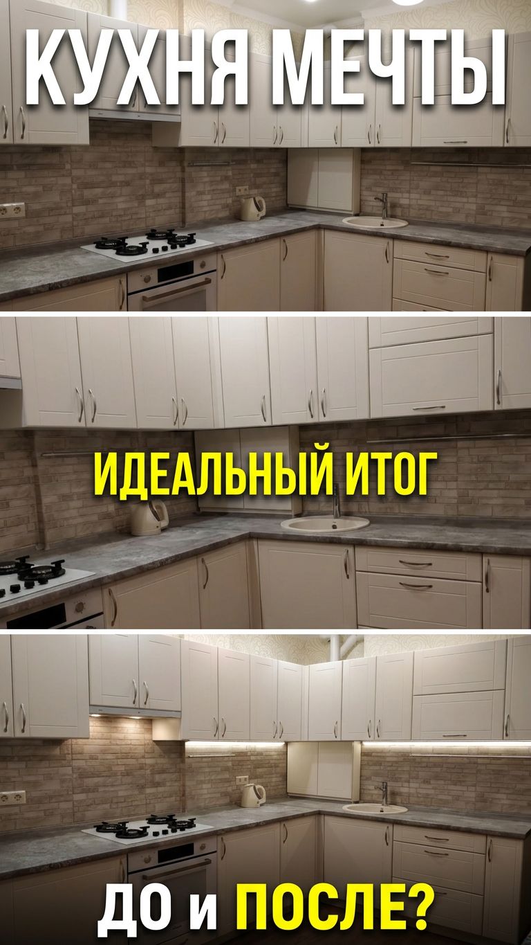 Кухня мечты на заказ: обзор готового проекта. #luckmebel #мебельназаказ  #дизайнмебели #кухни