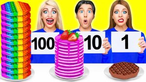 100 СЛОЕВ ЕДЫ ЧЕЛЛЕНДЖ