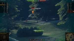 Мир танков. Полигон. Бой на AMX М4 49L. Взял 3 фрага,3.2К урона и 3.3К заблокировал.