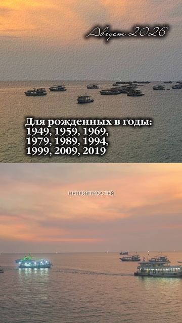 9 Прогноз по году рождения. Август 2026