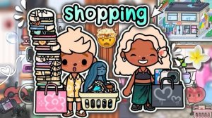 🍿 ПОШЛИ НА ШОППИНГ!🛍️☀️/ В ТЦ🏬 - скупились...🤑 - Toca Boca World🏝️ - toca twix🍫