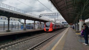 Электропоезд ЭС2Г-106 «Ласточка» станция МЦК Локомотив 8.07.2026