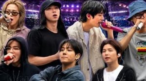 Фанкам BTS (песни-сюрпризы AUTUM LEAVES и GO, GO) на стадионе MetLife, D2, тур ARIRANG