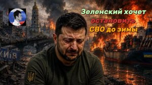 Зеленский хочет остановить российскую СВО до зимы