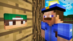 Я СПРЯТАЛСЯ В КНОПКЕ ОТ ПОЛИЦИИ В МАЙНКРАФТ | Риколит Minecraft