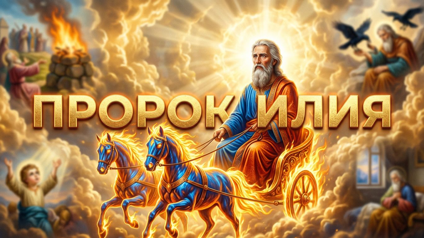 Он был взят на небо живым в огненной колеснице - ПРОРОК ИЛИЯ