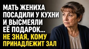 Истории из жизни/Мать жениха высмеяли за её подарок/Аудиорассказы жизненные