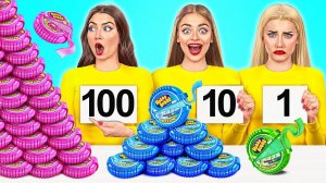 100 Слоев Еды Челлендж # Эпичная Битва с Едой от Multi DO Challenge