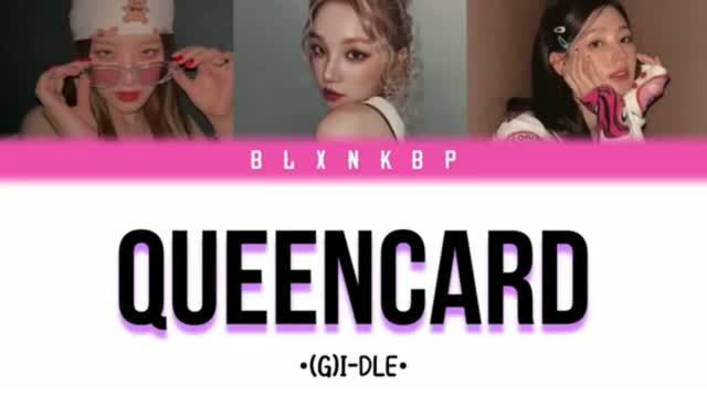 QUEENCARD IDLLE SING THREE MEMBERS