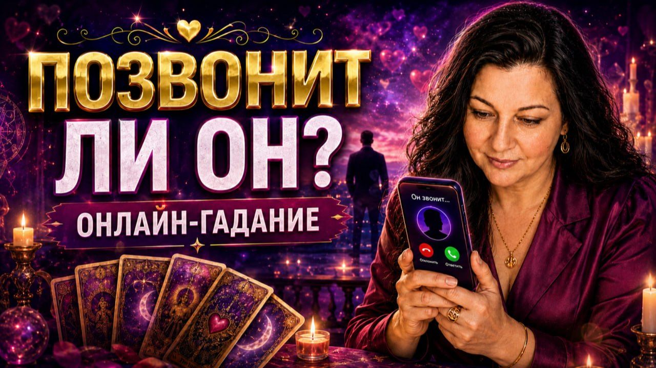 ОНЛАЙН ГАДАНИЕ Позвонит ли он?