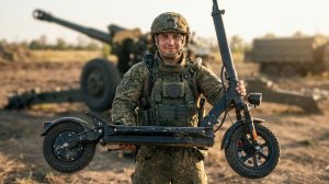 Доставка электросамокатов в артиллерийскую бригаду. От колхозников с любовью — июль 2026