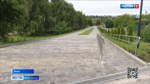 В Ивне завершается благоустройство Аллеи Славы