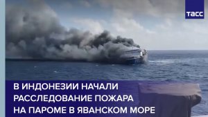 В Индонезии начали расследование пожара на пароме в Яванском море