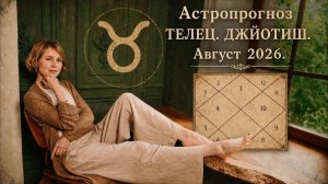 ТЕЛЕЦ, астропрогноз на август 2026 г.