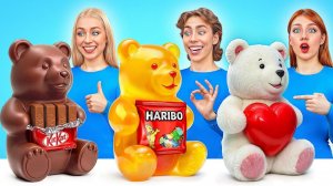 Мармеладная еда vs Настоящая еда vs Шоколадная еда Челлендж # Фантастические Лайфхаки Едой Multi DO