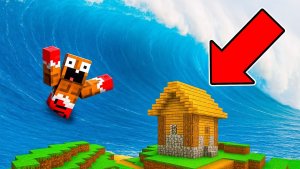 🌊 ГИГАНТСКОЕ ЦУНАМИ СМЫЛО НАШ ДОМ!😱 МАЙНКРАФТ - (ВЛАДУС) #Minecraft #Майнкрафт