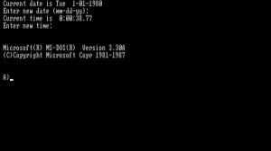 Как Установить MS-DOS 3.30
