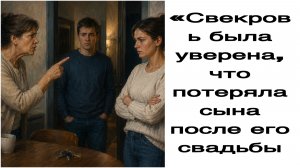 Истории из жизни|«Свекров ь была уверена, что потеряла сына после его свадьбы