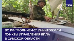 ВС РФ «Молнией-2» уничтожили пункты управления БПЛА в Сумской области