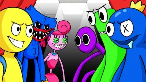 РАДУЖНЫЕ ДРУЗЬЯ против ПОППИ ИГРЫ?! (анимационный мультфильм)
