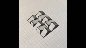 3D-рисунок по клеточкам