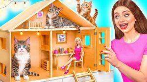 03-08-2026Строим Секретные Домики для Котят