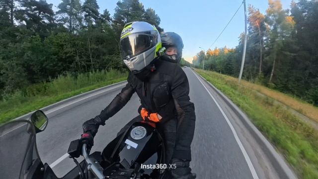Yamaha Fz6 ,катаемся с дочкой