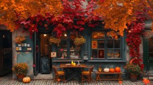 САМЫЙ УЮТНЫЙ ОСЕННИЙ ДЖАЗ У КАФЕ 🍂🎷 ПРИЯТНАЯ МУЗЫКА ДЛЯ ОТДЫХА