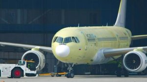 Первый полет серийного самолета МС-21-310 России