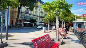 Лето в самом очаровательном городе Лугано, Швейцария 🇨🇭 Пешеходная экскурсия по швейцарскому город